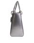 Metallic Lady Dior Medium, bottom view